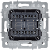 BRITE Выключатель 2-клавишный перекрестный 10А ВС10-2-3-БрГ графит IEK5