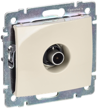 VALENA DIY Розетка TV тип звезда слоновая кость