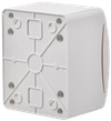 UNION Compact Корпус пластиковый ЩРН-П-4 IP41 белая дверь IEK4