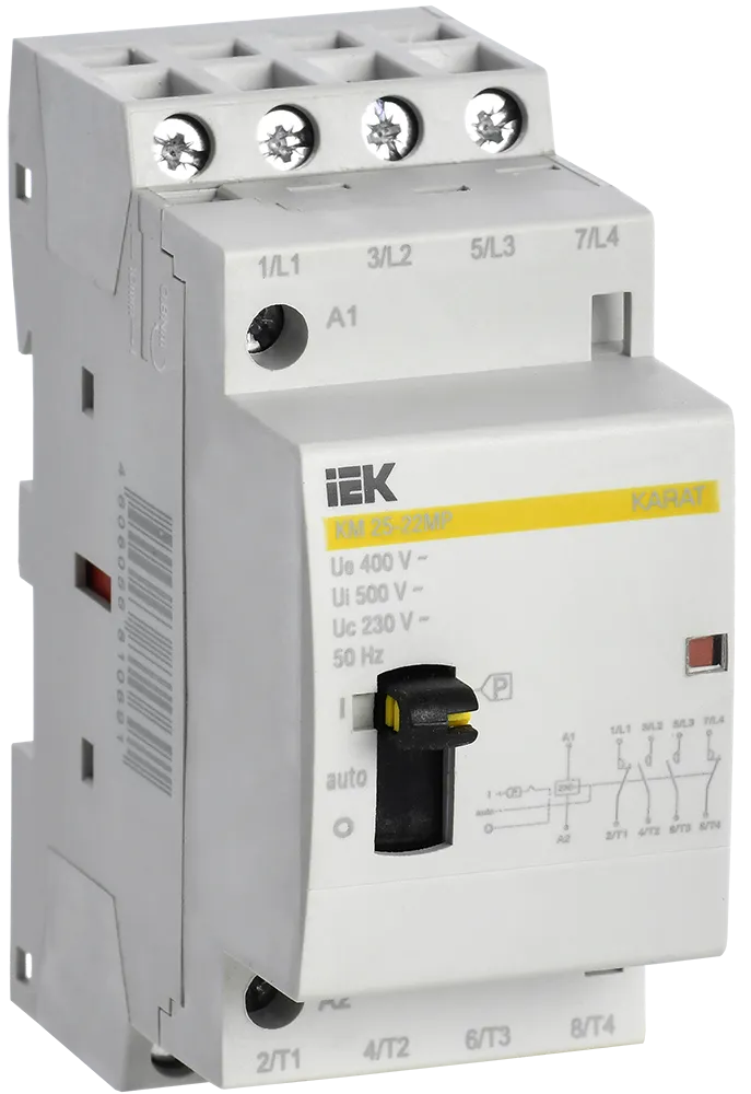 Modular contactor with manual operation KM25-22MR AC KARAT IEK