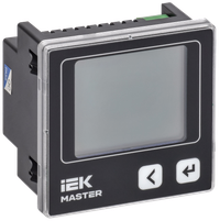 Амперметр цифровой щитовой однофазный RS-485 72х72 LCD MASTER IEK