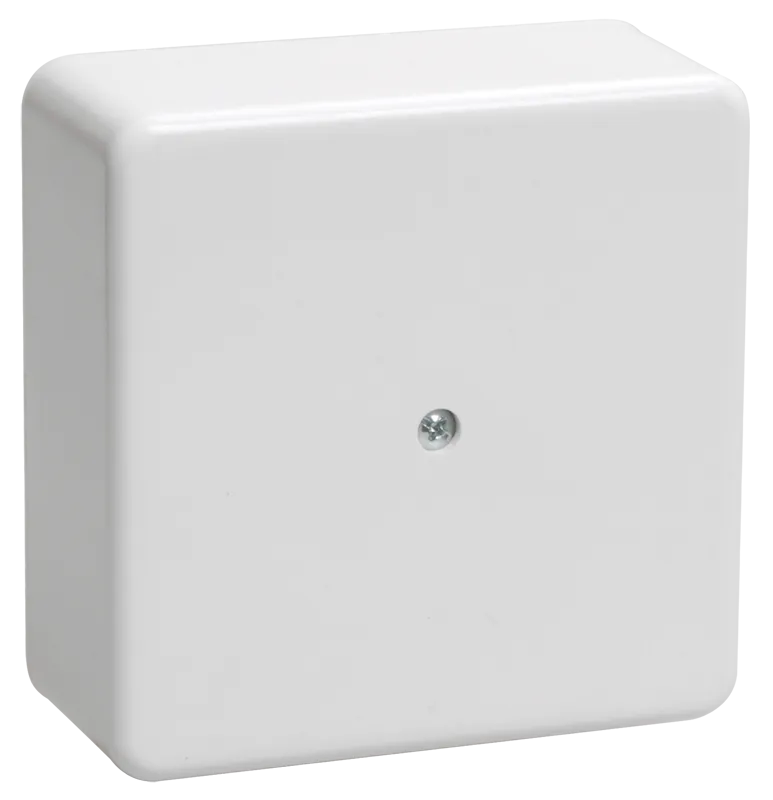 KM41222 pull box for surface installation 100x100x44 mm white (6 terminal blocks 6mm2)