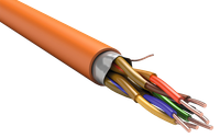 ITK Кабель интерфейсный огнестойкий RS-485 1х2х0,64 нг(А)-FRLS оранжевый (200м)