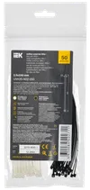 Set of clamps 2.5x150 (25 white; 25 black) (50pcs/pack) IEK1