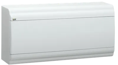 PRIME Корпус пластиковый ЩРН-П-18 модулей навесной белый/белая дверь IP41 IEK