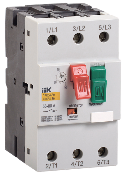 Пускатель ПРК64-40 In=40A Ir=25-40A Ue 660В IEK