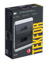 TEKFOR Корпус пластиковый ЩРВ-П-24 IP41 черная прозрачная дверь IEK1