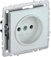 BRITE Socket without ground without shutters 10A PC10-1-0-BrP pearl IEK0