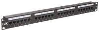 ITK 1U патч-панель кат.5E UTP 24 порта (Dual)