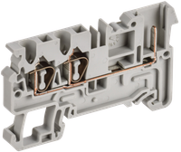 ARMAFIX Клемма пружинная CX2,5-3-1B разъемная 2,5мм2 трехконтактная (2 зажима 1 разъем) серая IEK