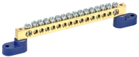 Шина N "ноль" на двух угловых изоляторах ШНИ-8х12-16-У2-С IEK