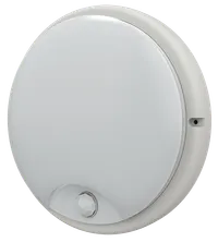 Светильник светодиодный ДПО 4100Д 12Вт 4000K IP54 круг белый с инфракрасным датчиком движения IEK