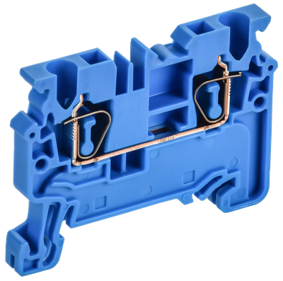 ARMAFIX Клемма пружинная CX2.5 BU 2,5мм2 проходная синяя IEK