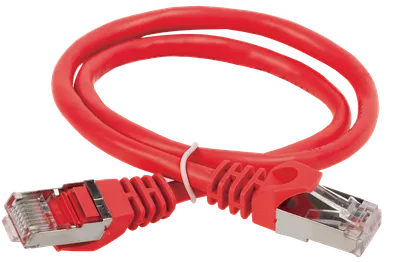 ITK Коммутационный шнур (патч-корд) кат.5E FTP 5м красный