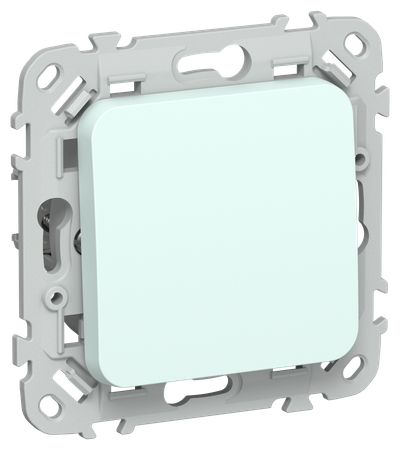 FLITE Выключатель 1-клавишный 10А ВС11-1-0-ФлХЛ холодный лед IEK