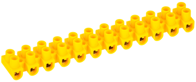 Зажим винтовой ЗВИ-5 н/г 1,5-4,0мм2 12пар желтые IEK