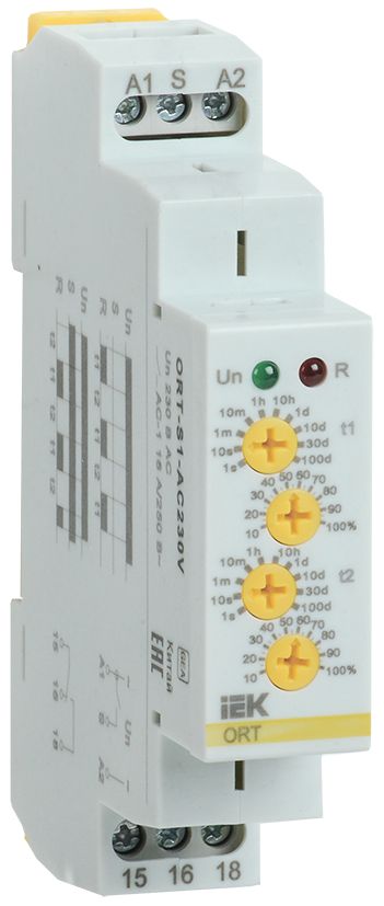 Реле циклическое ORT 1 контакт 230В AC IEK (ORT-S1-AC230V)