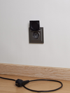 BRITE Розетка 1-местная с заземлением с защитными шторками и крышкой 16А IP44 РСбш10-3-44-БрС сталь IEK3