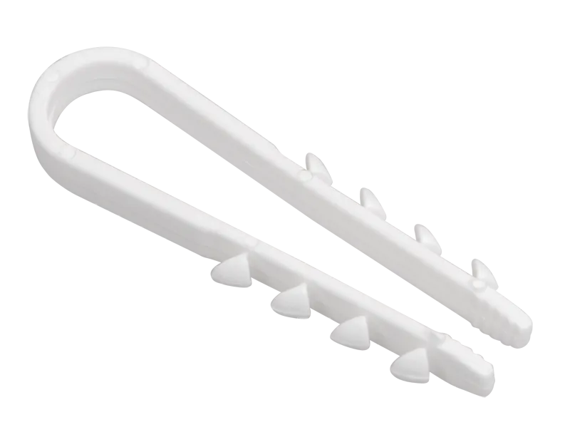 Dowel clamps UT 19-25mm nylon white (100pcs.) IEK