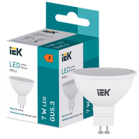 LED MR16 570lm 4000K GU5 IEK