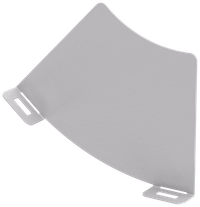 Перегородка разделительная 100мм поворота вертикального внутреннего 45град RAL 9016 IEK