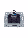BRITE Розетка компьютерная RJ45 кат.5E РК10-БрМ маренго IEK5
