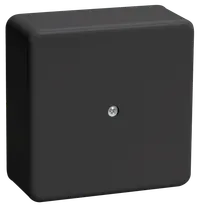 Коробка распаячная КМ для открытой проводки 100х100х29мм черная (RAL 9005) IEK