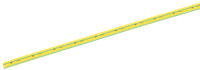 Трубка термоусадочная ТТУ нг-LS 12/6 желто-зеленая (1м) IEK
