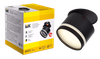 LIGHTING Светильник 4033 встраиваемый поворотный под лампу GX53 черный IEK1