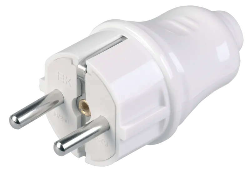 VPp10-01-ST Plug dismountable direct with grounding contact 16A white