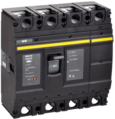 Выключатель автоматический ВА88-40 4P 500А 35кА MASTER IEK