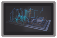 Компьютер панельный промышленный процессор Intel Core i5 8Гб RAM 256Гб ROM SSD экран 18,5"" ONI