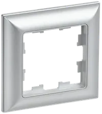 BRITE Frame 1-gang RU-1-Br aluminium/aluminum IEK