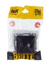 BRITE TV+SAT socket PTB/PCp12-BrB black IEK6