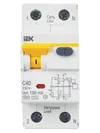 KARAT Автоматический выключатель дифференциального тока АВДТ 32 C40 100мА тип A IEK1