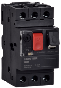 Пускатель ПРК32-18 In=18А Ir=13-18А Ue 660В MASTER IEK