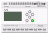 PLC 430 CPU module 14 DI 10 RO 220V AC with ONI screen5