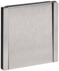 FORTE&PIANO Выключатель 1-клавишный самовозвратный 10А FP710M металл никель IEK