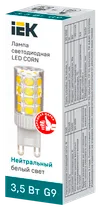 LED lamp CORN 3,5W 230V 4000K G9 IEK2