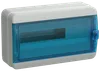 TEKFOR Корпус пластиковый КМПн-18 IP65 синяя прозрачная дверь IEK0