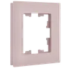 BRITE Frame 1-gang RU-1-2-Br glass pink matt IEK4