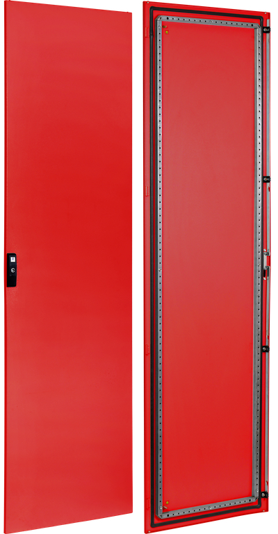 FORMAT Дверь металлическая 2000х800мм RAL3020 красная IEK