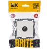 BRITE Розетка TV оконечная РТВ11-0-БрБ белый IEK1