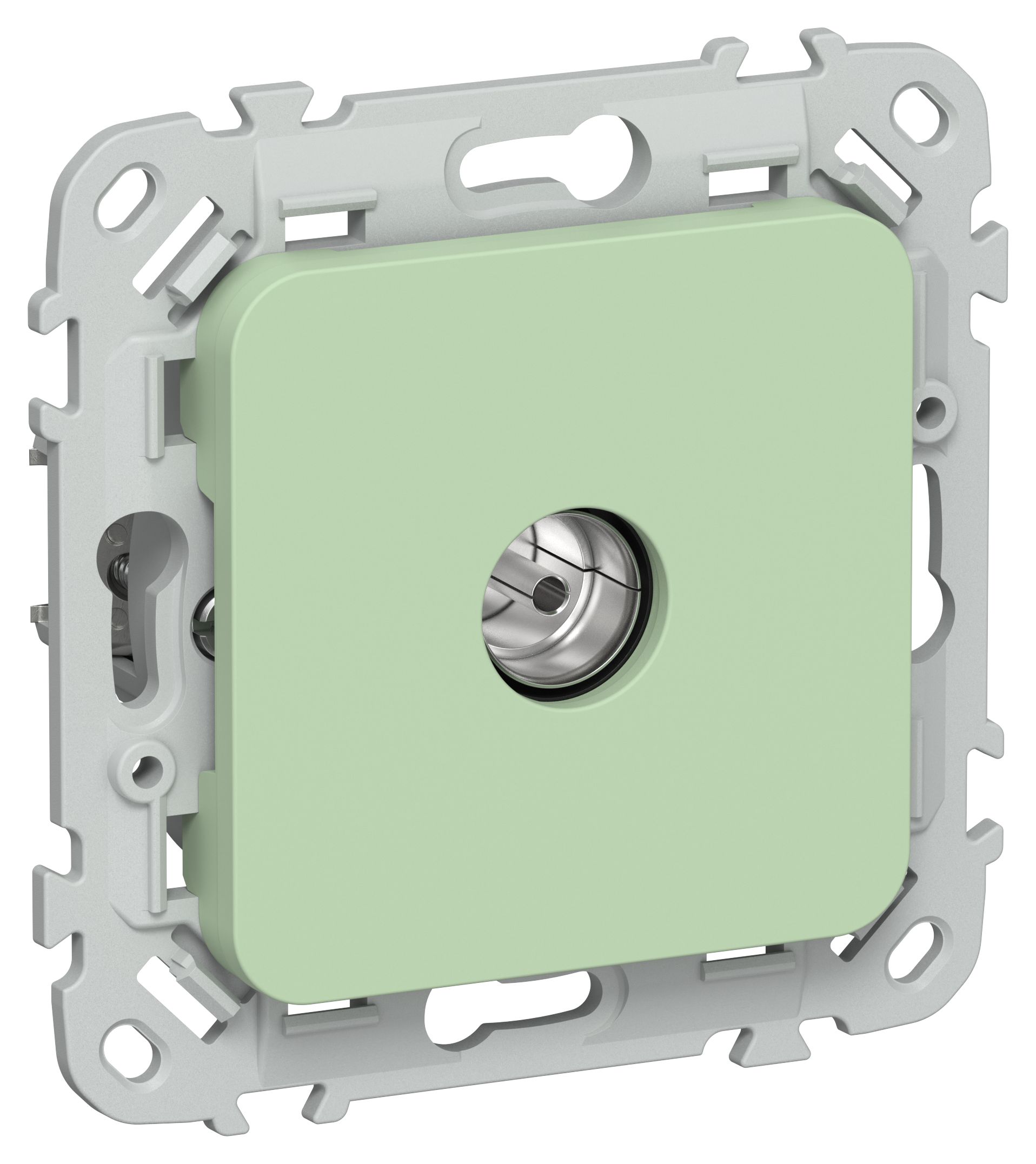 FLITE Розетка TV экранированная оконечная тип M РТВм-1-1-1-ФлФ фисташковый IEK