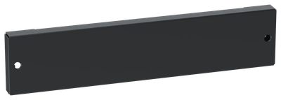 ITK LINEA S Панель сплошная цоколя 100х750мм черная