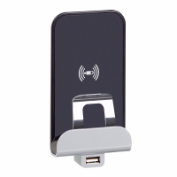 ETIKA Беспроводное зарядное устройство Qi 5В с USB A 5В белый