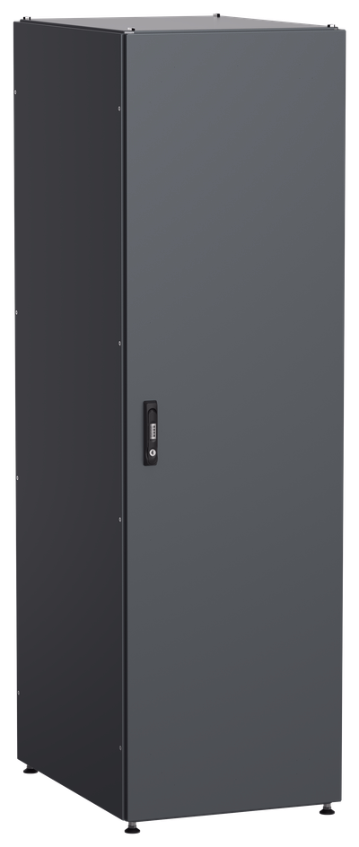 ITK Шкаф серверный 19" 42U 600х800мм одностворчатые глухие двери IP54 черный РФ