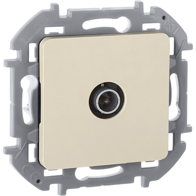 INSPIRIA Розетка TV тип звезда слоновая кость