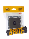 BRITE Розетка TV оконечная РТВ11-0-БрШ шампань IEK6