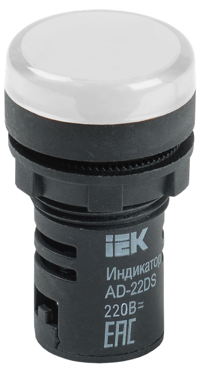 Лампа AD16DS(LED)матрица d=16мм белый 230В AC IEK